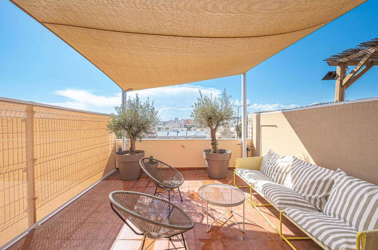 דירות Malaga Centro Terraza Rosaleda מראה חיצוני תמונה